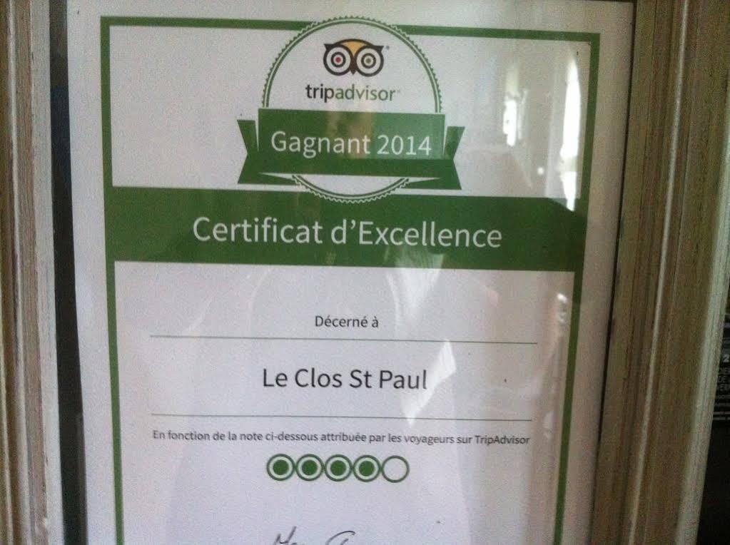 Hotel Le Clos Saint Paul Tourny Exterior foto